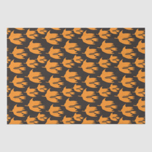 Nighttime Broom Ride - seamless Halloween pattern Tissue Paper