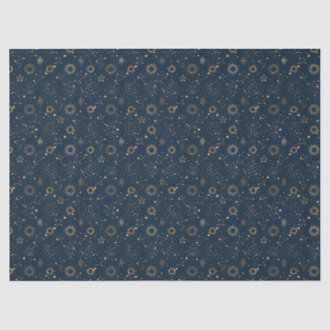 Nighttime Constellations Tissue Paper (Front)