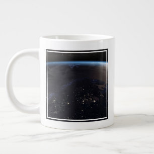 Nighttime Far Northern Europe Large Coffee Mug