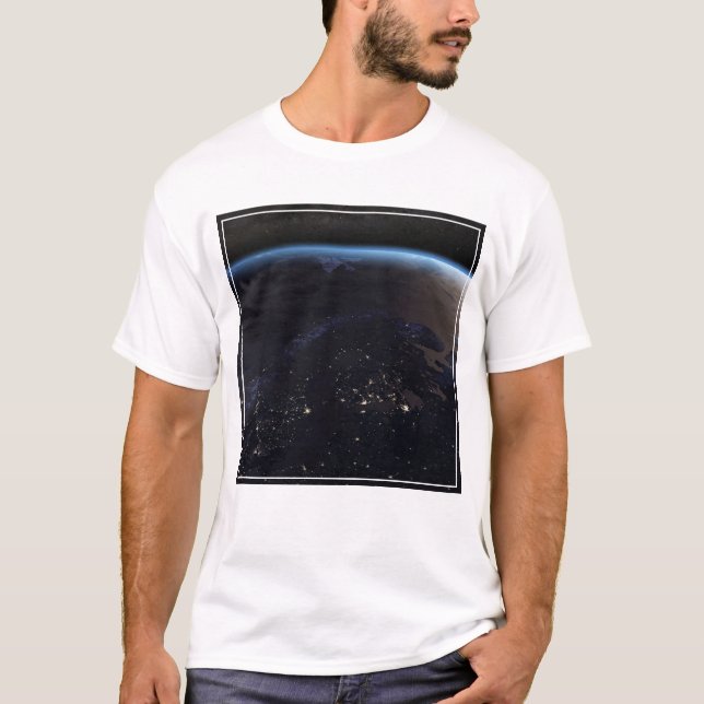 Nighttime Far Northern Europe T-Shirt (Front)