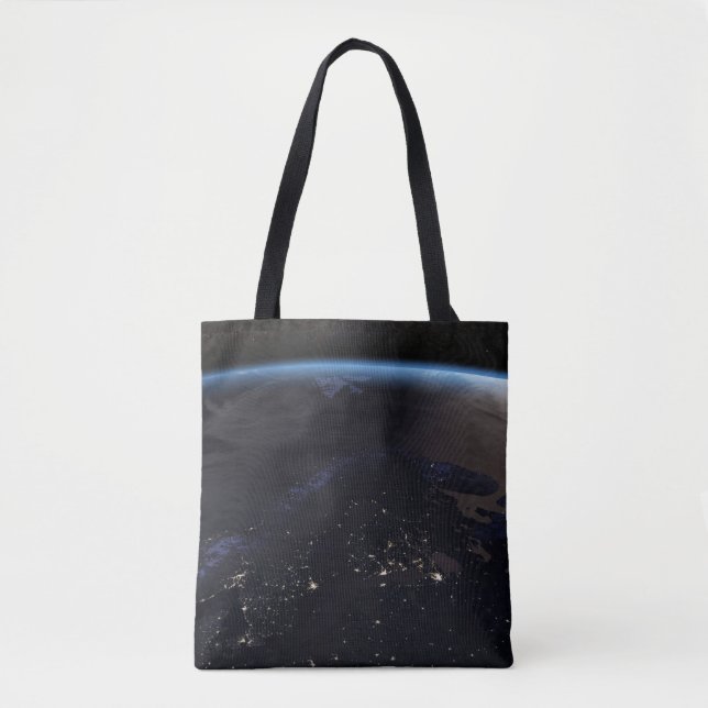 Nighttime Far Northern Europe Tote Bag (Front)