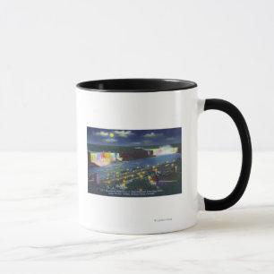 Nighttime View of Oakes Garden Theatre and Mug