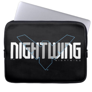 Nightwing Hi-Tech Name Graphic Laptop Sleeve