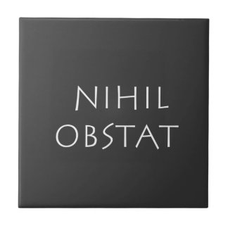 Nihil obstat tile
