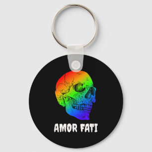 Nihilism Nietzsche Quote Philosopher Stoicism Amor Keychain