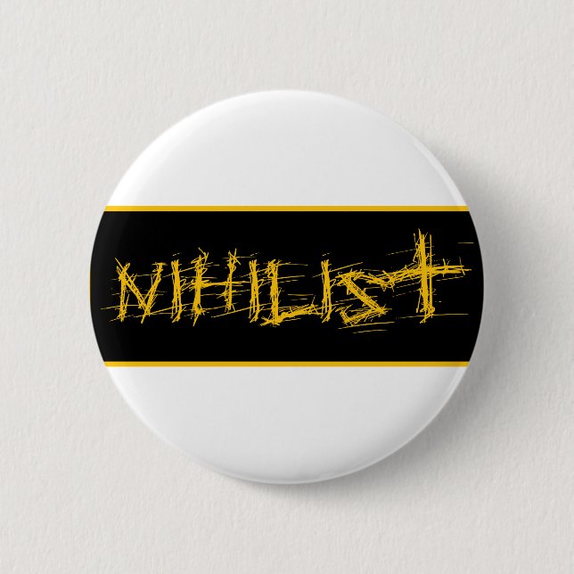 Nihilist 2 Inch Round Button (Front)