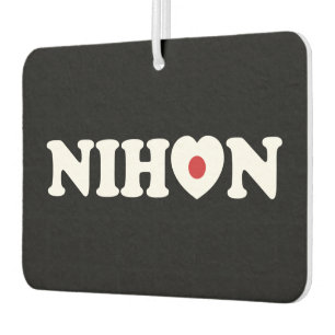 Nihon Love Heart Flag Air Freshener