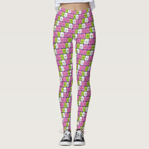 Nihon periodic table patriotic leggings 7