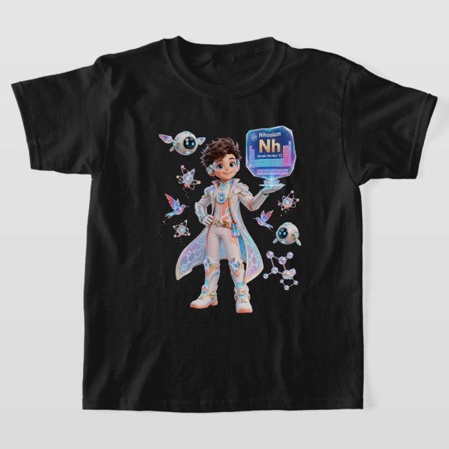 # Nihonium (Nh) – Atomic | ATOMIVRA™ Collection T-Shirt (Laydown)