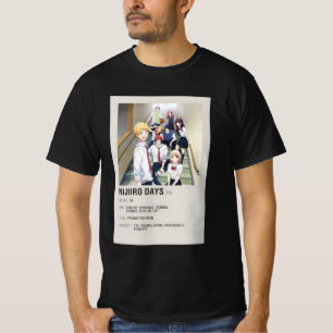 " Nijiiro Days (Rainbow Days) Minimalist Anime Pos T-Shirt