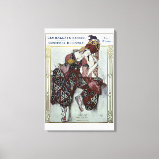Nijinsky dans La Peri — Ballets Russes Canvas Print