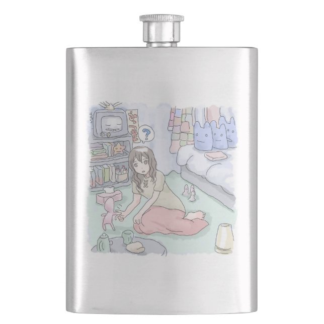 Nijiremi Hip Flask (Front)