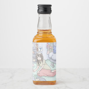 Nijiriki Liquor Bottle Label