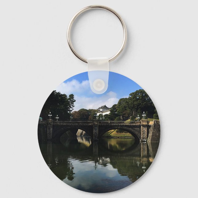 Nijubashi Bridge, Tokyo Imperial Palace #1 Keychain (Front)