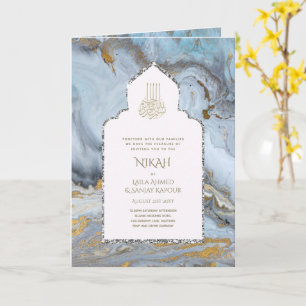 Nikah Walimah Programme de Faire-part de mariage R