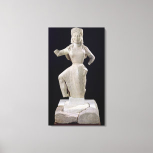 Nike, from Delos, c.550 BC Canvas Print