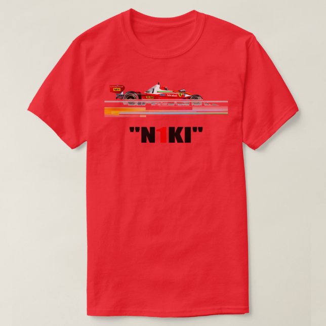 Niki F1 Legend T-Shirt (Design Front)