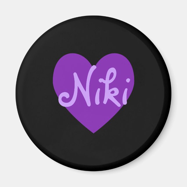 Niki in Purple Magnet (Front)