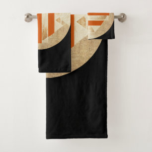 Nikias logo bath towel set