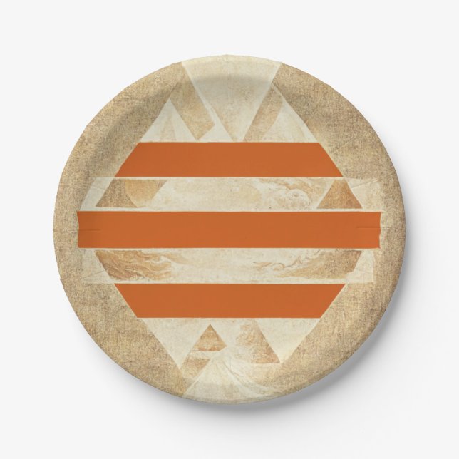 Nikias Logo Paper Plate (Front)