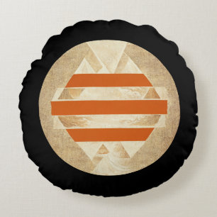 Nikias Logo Round Pillow