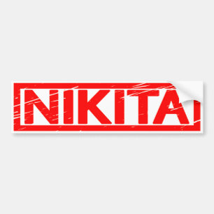 Nikita Stamp Bumper Sticker