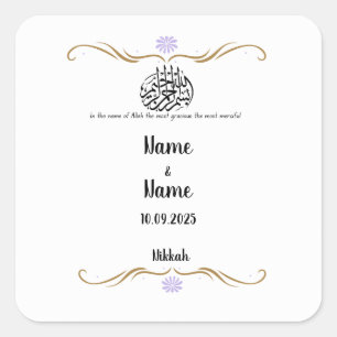 Nikkah préférez les autocollants