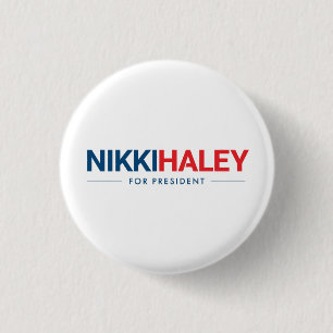 Nikki Haley for President 2024 1 Inch Round Button