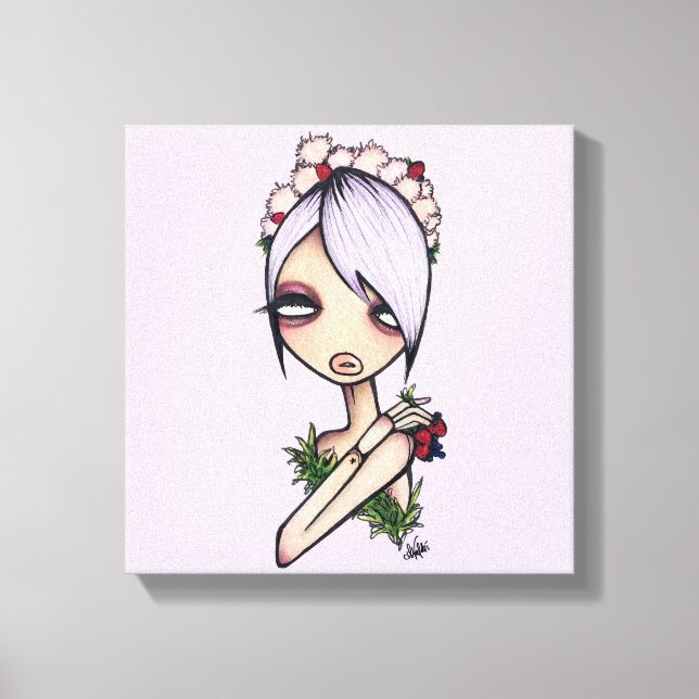 NikkiFresh 12"x12" Wrapped Canvas Print (Front)