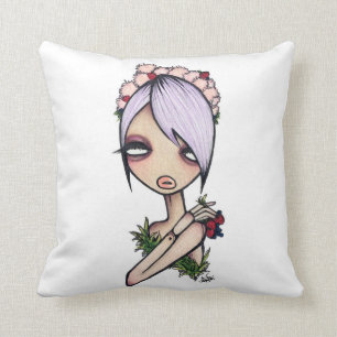 NikkiFresh Throw Pillow