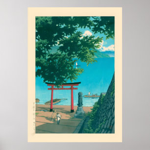 Nikko Chuzenji Lake Utagahama by Kawase Hasui Poster