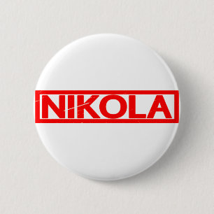 Nikola Stamp 2 Inch Round Button