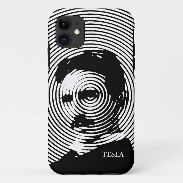 Nikola Tesla Case-Mate iPhone Case (Back)