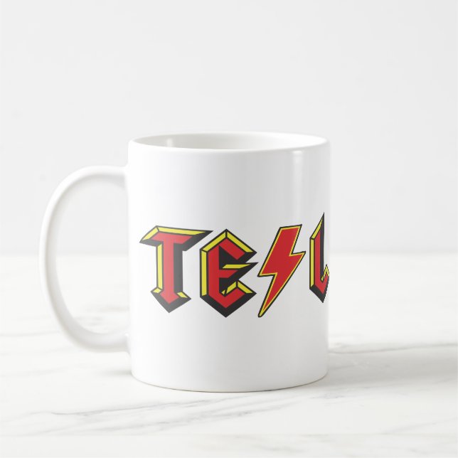Nikola Tesla Coffee Mug (Left)