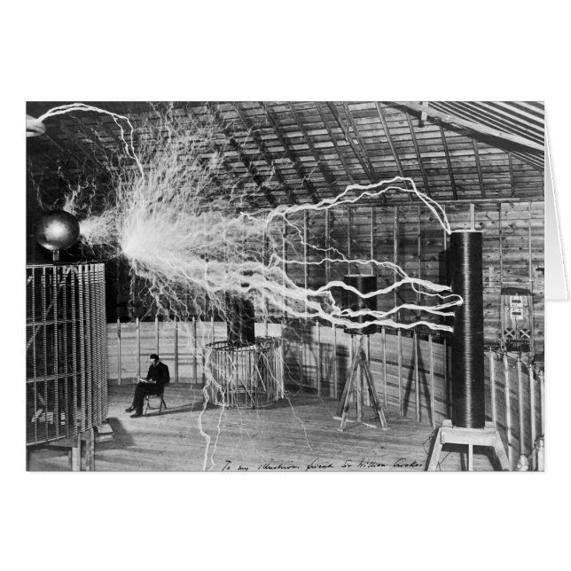 Nikola Tesla, Colorado Springs, 1899 (Devant horizontal)