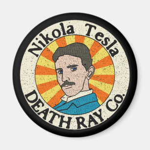 Nikola Tesla Death Ray Co. Magnets
