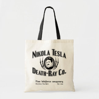 Nikola Tesla Death-Ray Co. Tote Bag