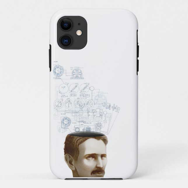 Nikola Tesla Iphone Case (Back)