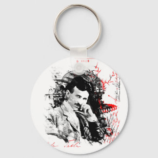 Nikola Tesla Keychain