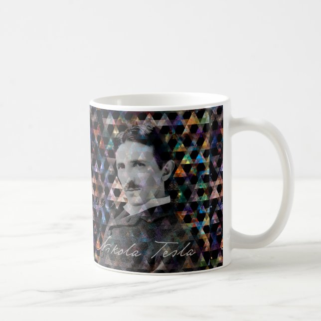 Nikola Tesla mosquito Coffee Mug (Right)