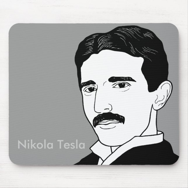 Nikola Tesla Mouse Pad (Front)