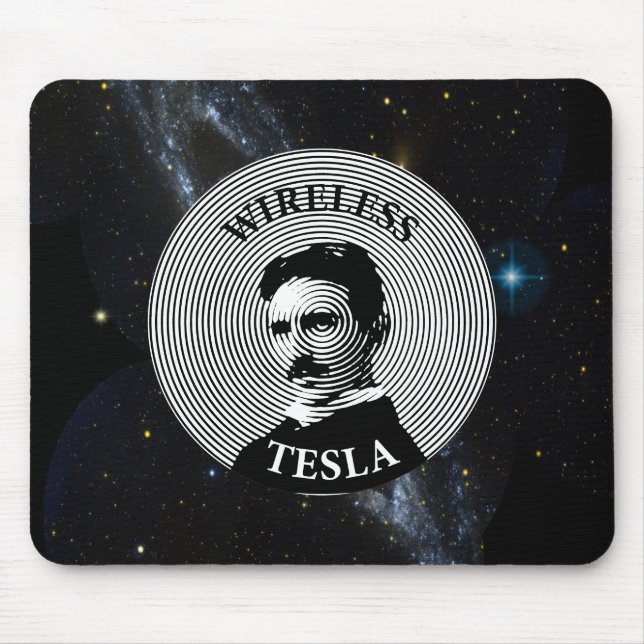 Nikola Tesla Mouse Pad (Front)