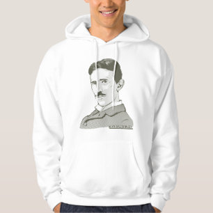 Nikola Tesla Portrait Hoodie