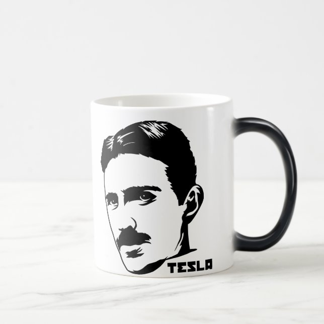 Nikola Tesla Portrait Mug (Right)