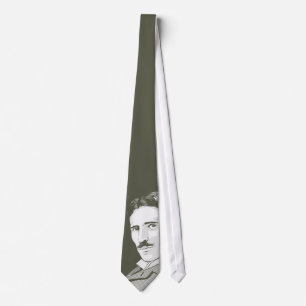 Nikola Tesla Portrait Tie