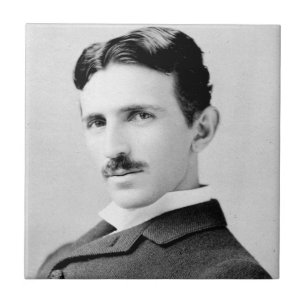 Nikola Tesla Portrait Tile