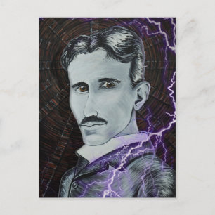 Nikola Tesla Postcard