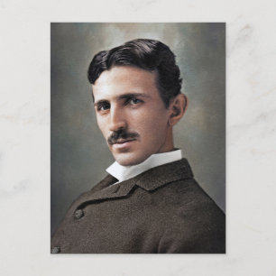 Nikola Tesla Postcard
