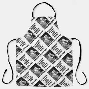 Nikola Tesla Progressive Development Of Man Quote Apron