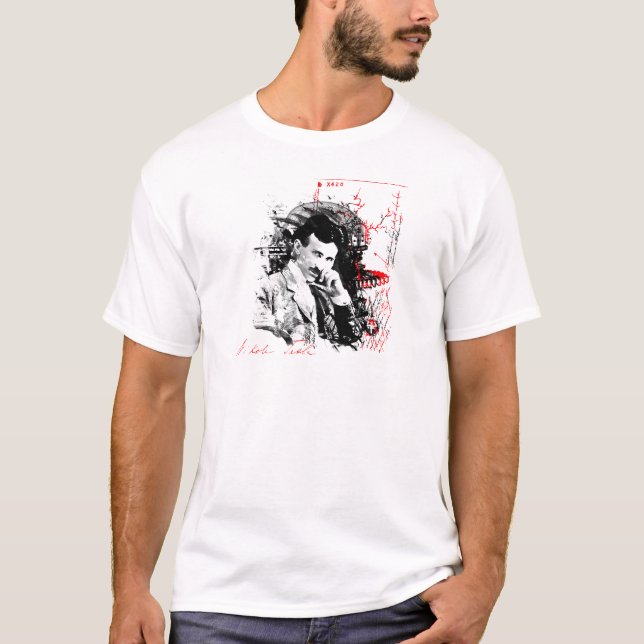 Nikola Tesla T-Shirt (Front)